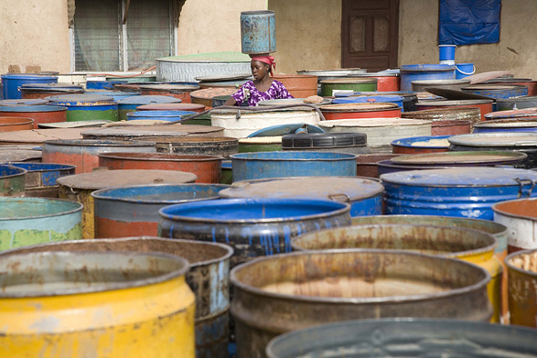 water-barrels