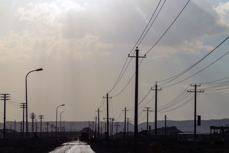 Click to view full size Wuhai City Transmission Lines