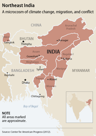Seven Sister States, India