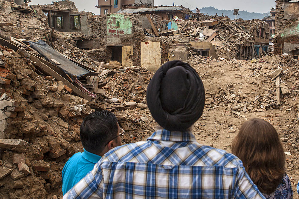Click to view full size Nepal earthquake damage1