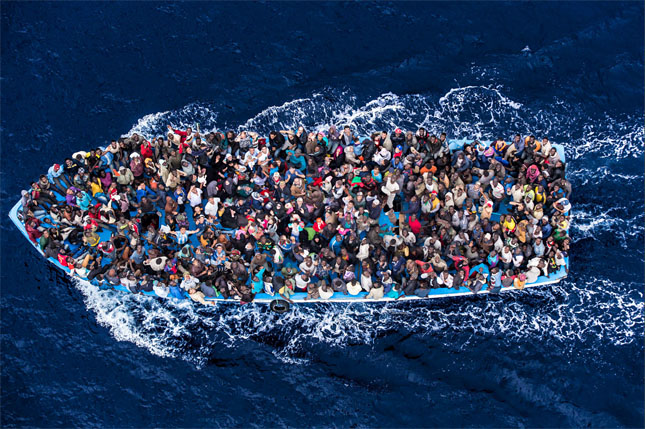 migrant fishing boat