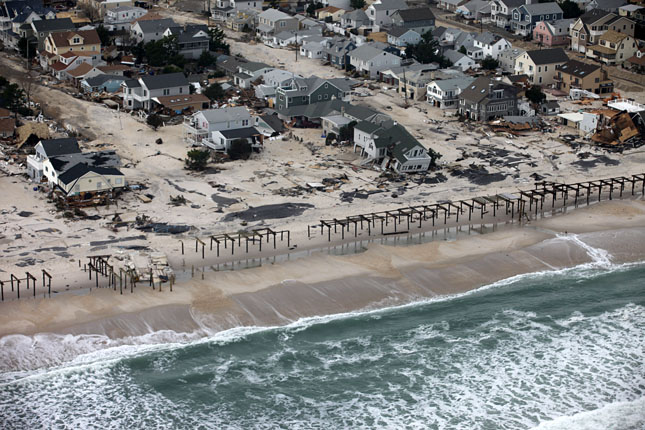Sandy damage