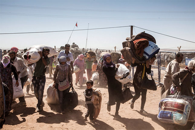 Syria to Turkey crossing
