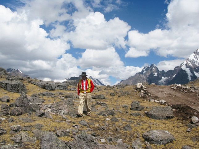 Silverio Landio, Pacchanta Community Leader.