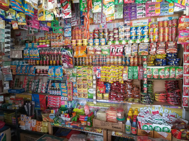 A sari sari storefront in the Philippines