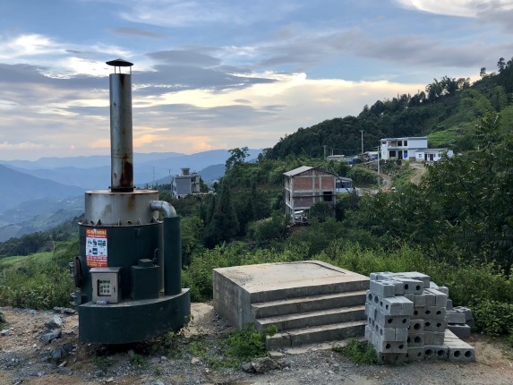 backyard incinerator