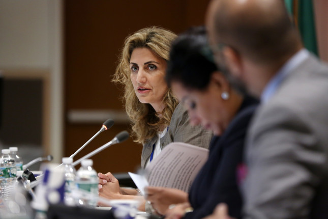Scenes from the Event: "Sharing the Women, Peace & Security in the Arab Region Strategy" held at United Nations Headquarters on 12 October, 2015.  Organizers: League of Arab States, UN Women Read More: http://www.unwomen.org/en/news/in-focus/women-peace-security http://wps.unwomen.org/en/high-level-review Photo: UN Women/Ryan Brown
