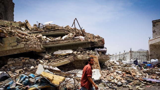 Yemen,/,Taiz,City,-,Apr,12,2019:,Massive,Destruction