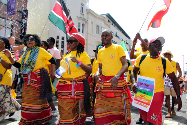 Brighton,east,Sussex/uk,04-08-18,Colourful,African,Campaigners,For,Lgbti,Liberation,To