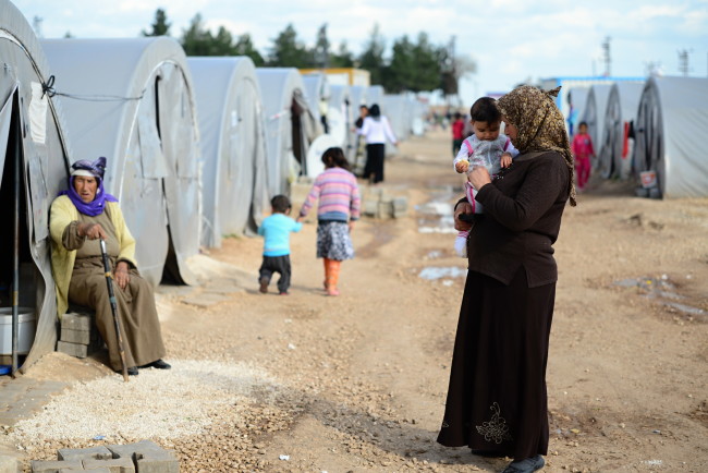 Syrian,People,In,Refugee,Camp,In,Suruc.,These,People,Are