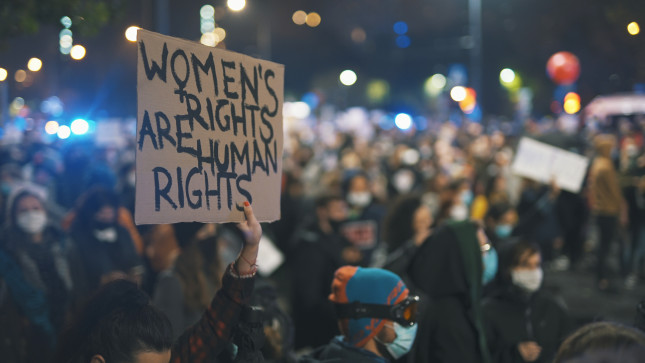 Warsaw,,Poland,23.10.2020,-,Protest,Against,Poland's,Abortion,Laws.women's,Rights