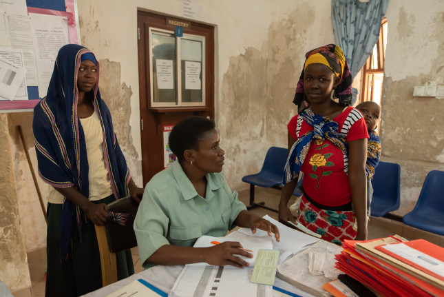 Dodoma,,Tanzania.,10-10-2018.,Black,Muslim,Staff,From,A,Rural,Hospital