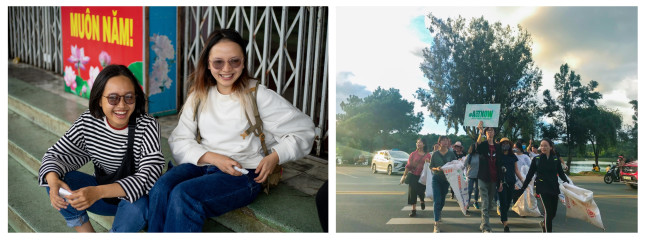 Photo collage for CD Vietnam essay