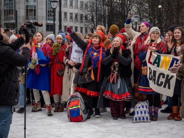 Oslo,,Norway,,4th,Of,March,2023.,Sami,People,,And,Others,